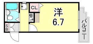 アネックス神戸の物件間取画像